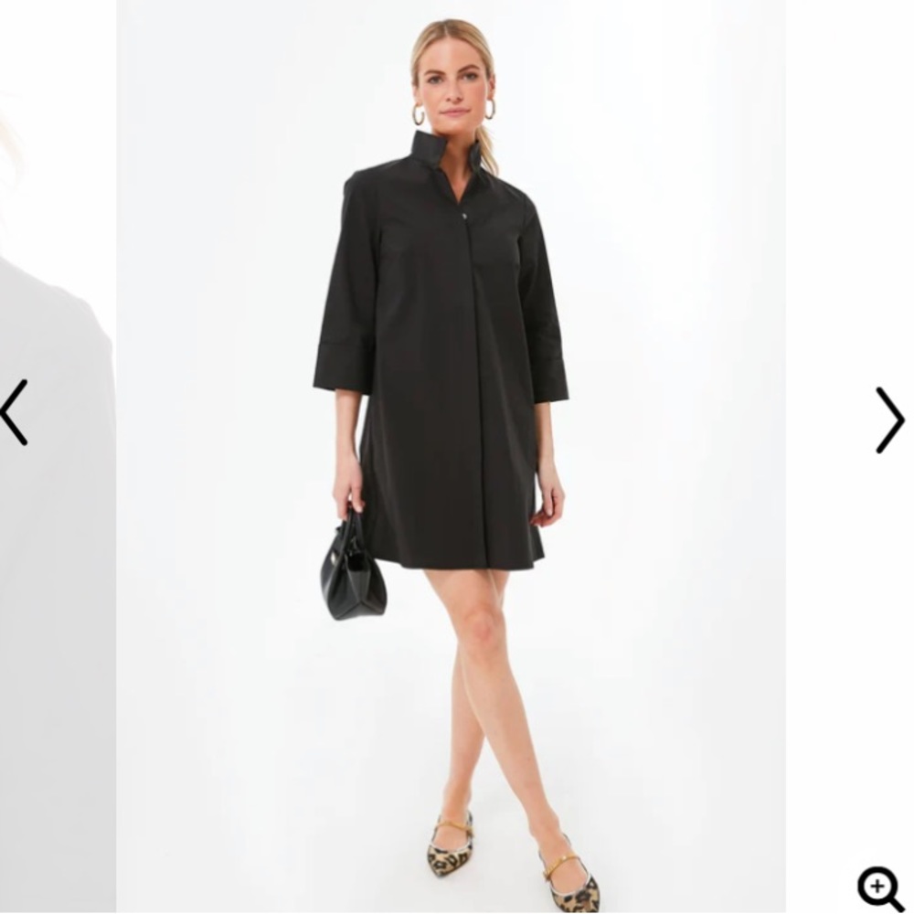 TUCKERNUCK Black Charlie Dress Button Down with Pockets Size Large